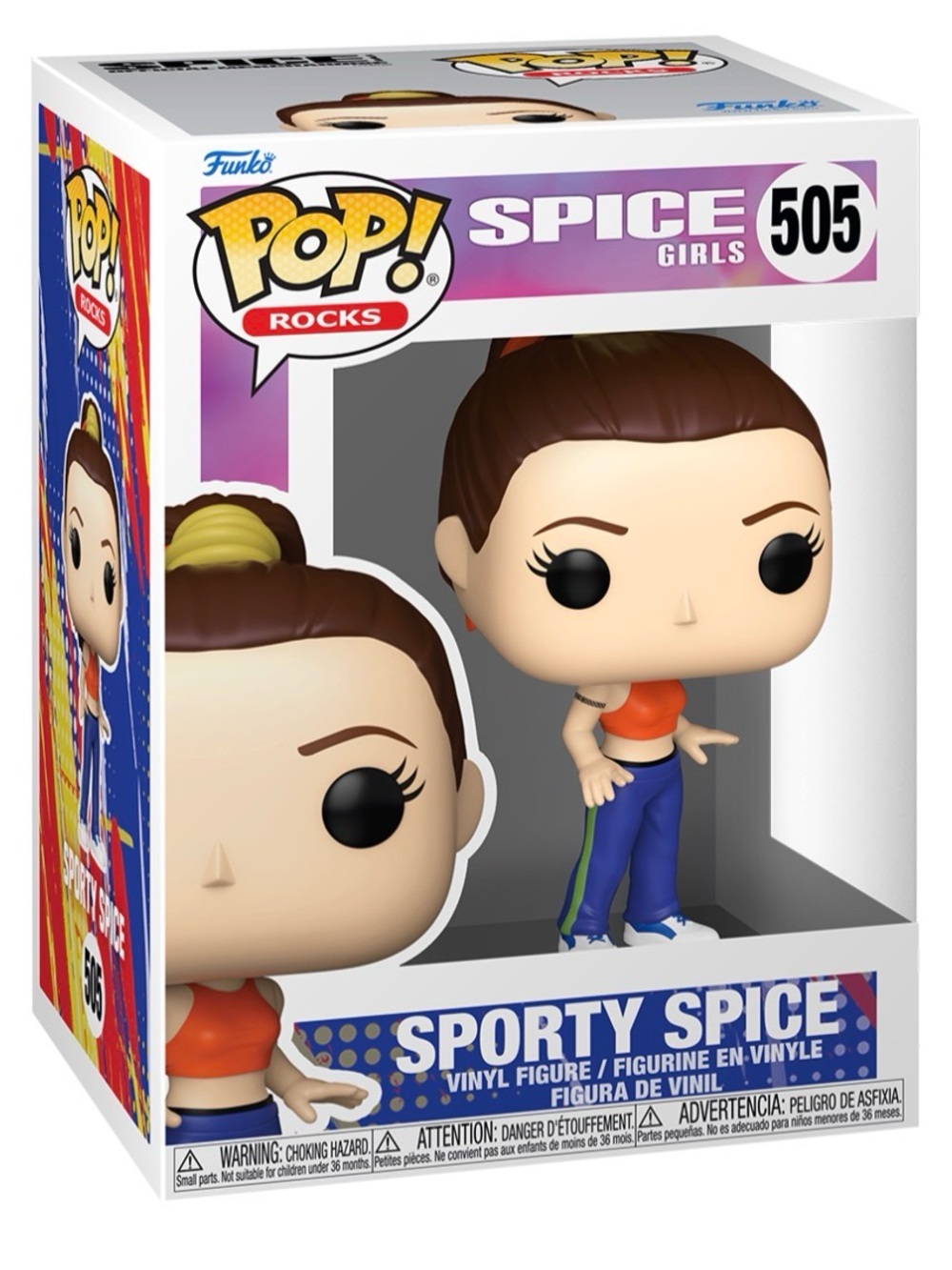 Funko Sporty Spice Pop! Figure — Orange Top, Blue Pants